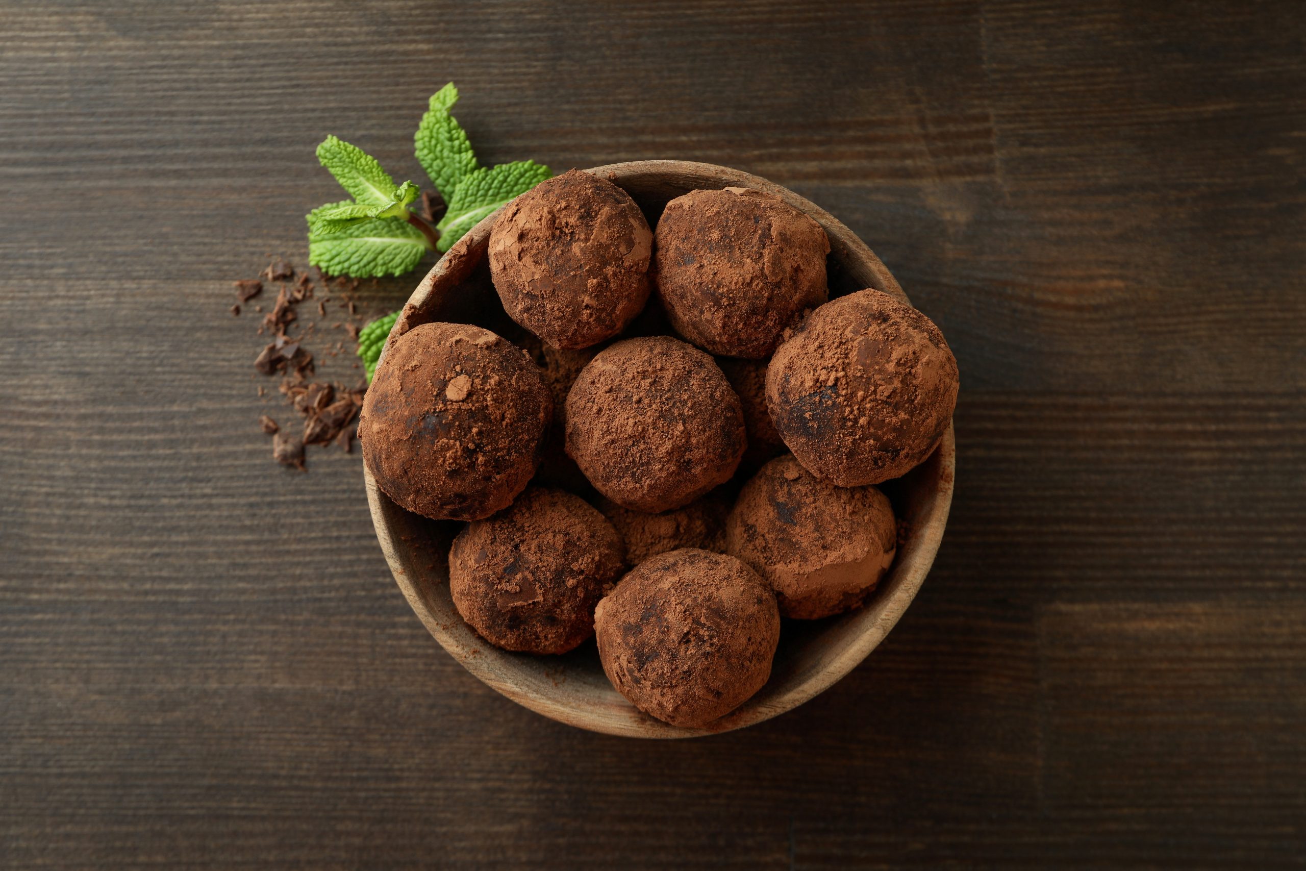 Concept of Sweets with Truffles